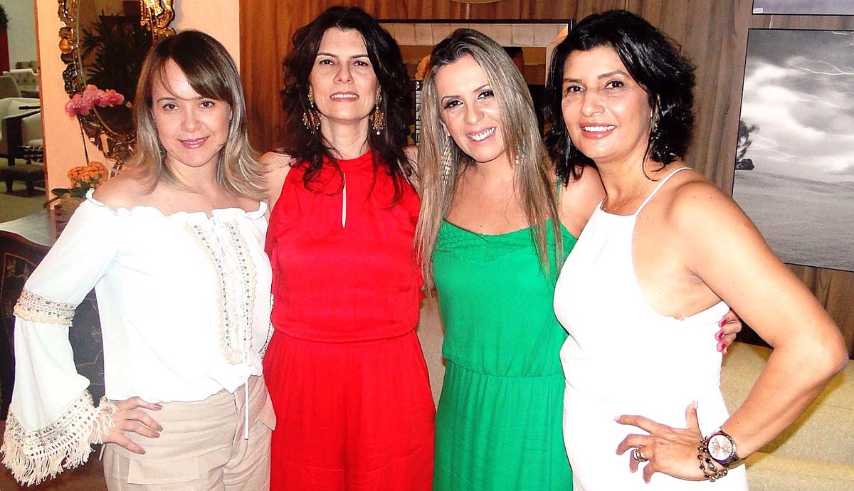 As empresárias Eliane Araujo, Rosilene Aquino, Claudia Damasceno e Roseli Aquino (Foto: divulgação)