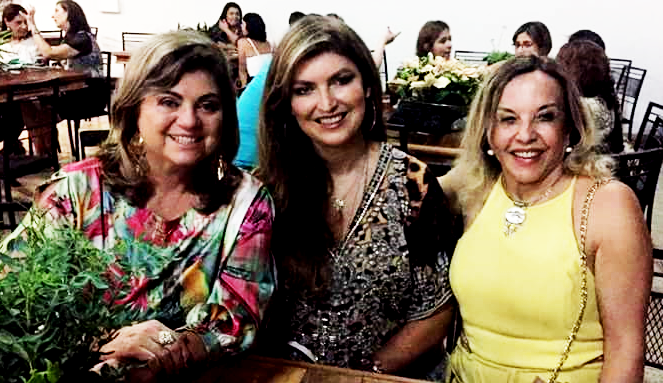 As empresárias Fátima Salles Fonseca, Vânia Dias e a advogada Selme Athaíde